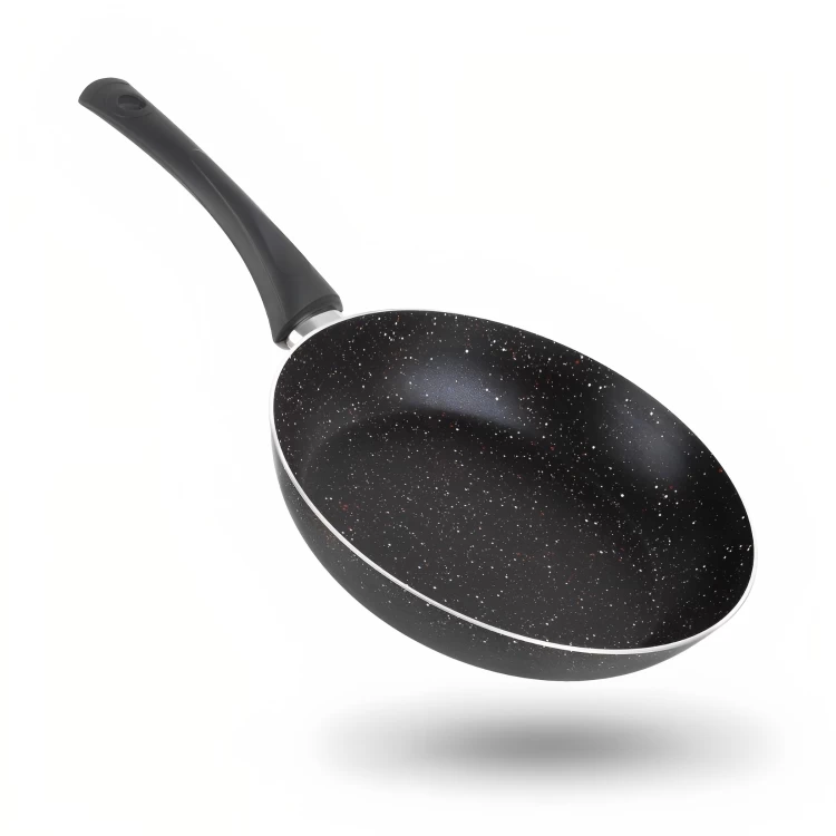 طقم قلايات جرانيت من نيوفلام، 3 قطع - اسود